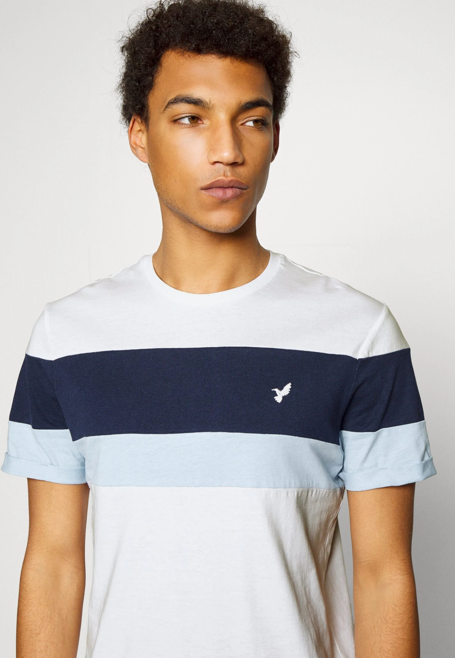 Pier OneT-shirt Med Print - White/blue 6 Pier OneT-shirt Med Print - White/blue - Bild 4