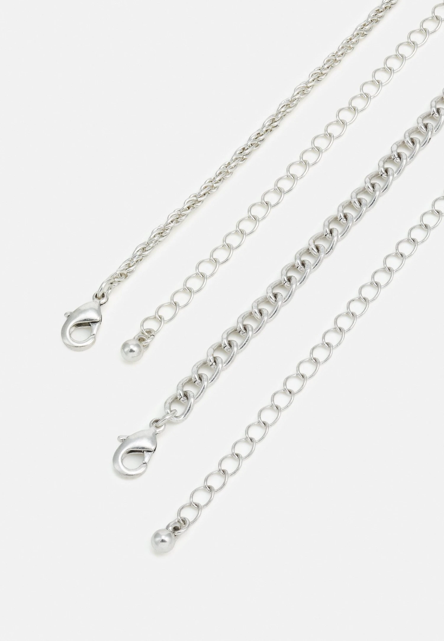 Pier OneUNISEX 2 PACK - Halsband - Silver-coloured 4 Pier OneUNISEX 2 PACK - Halsband - Silver-coloured - Bild 2