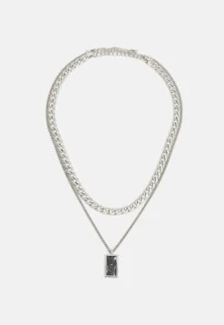 Pier One2 PACK - Halsband - Silver-coloured