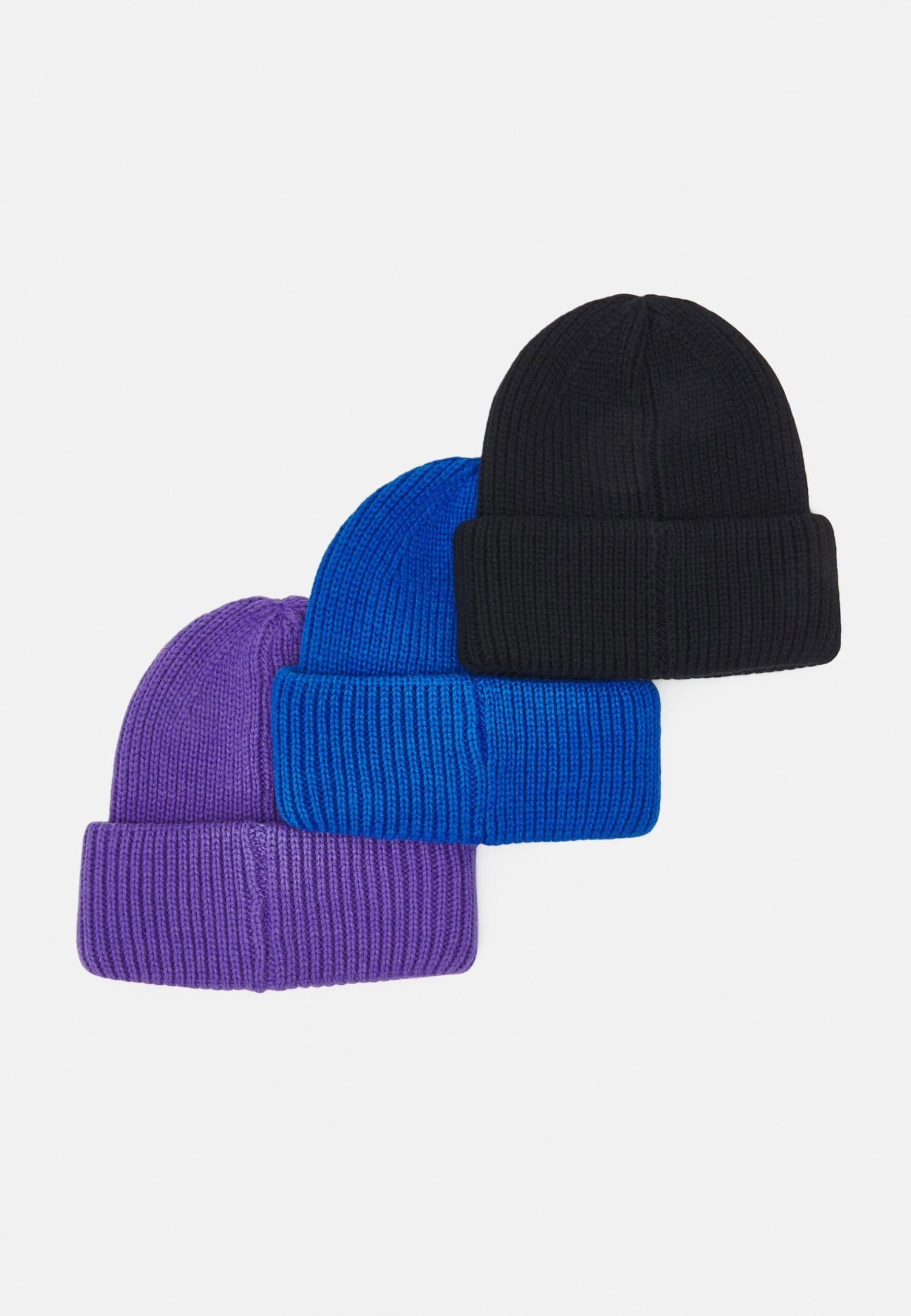 Pier OneUNISEX 3 PACK - Mössa - Black/purple/blue 4 Pier OneUNISEX 3 PACK - Mössa - Black/purple/blue - Bild 2