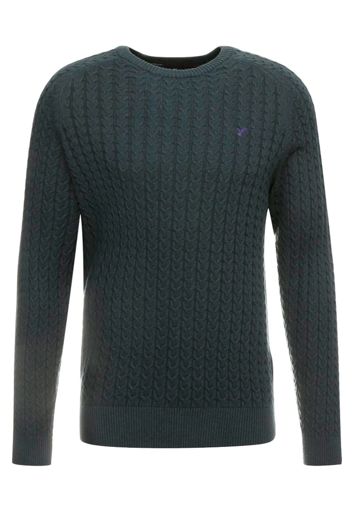 Pier OneStickad Tröja - Mottled Dark Green 6 Pier OneStickad Tröja - Mottled Dark Green - Bild 4