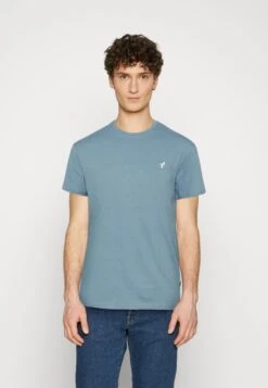 Pier One5 PACK - T-shirt - Bas - Beige/white/light Blue -Macys Butik 2895c8d4b85b44c5a94032e4b5910bc1