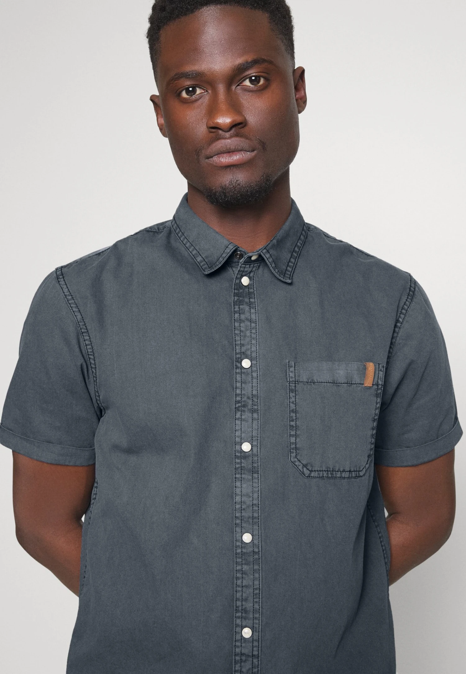 Pier OneSkjorta - Blue-grey 6 Pier OneSkjorta - Blue-grey - Bild 4