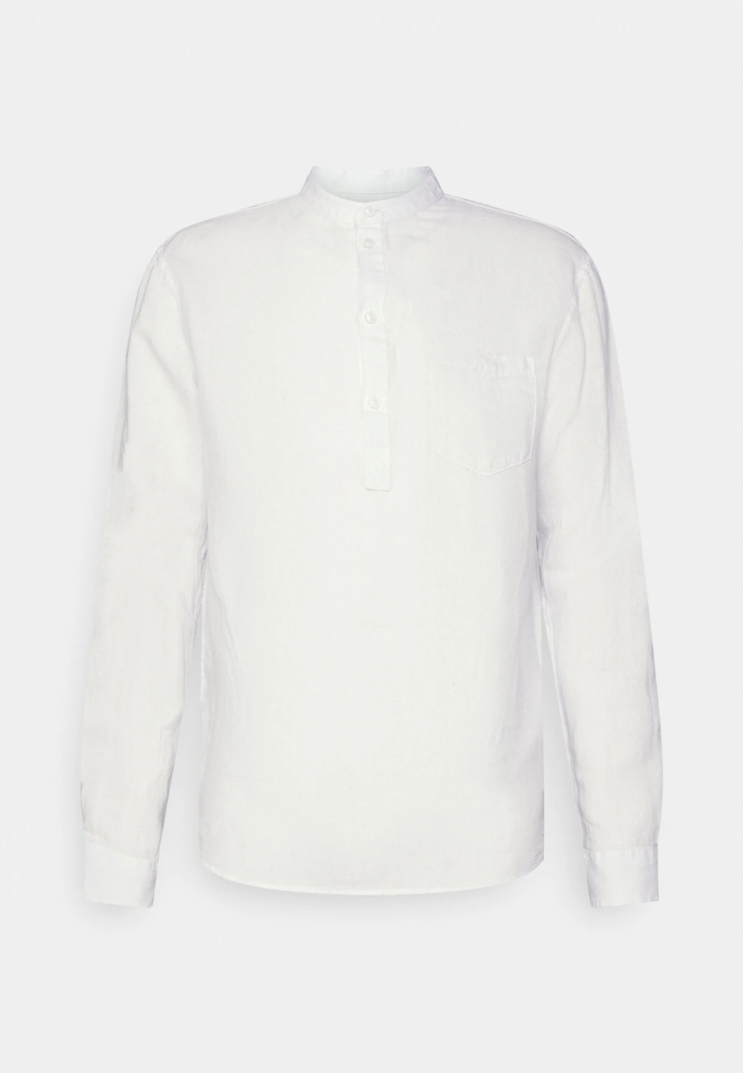 Pier OneLINEN COTTON MIX 2 PACK - Skjorta - White/black 3 Pier OneLINEN COTTON MIX 2 PACK - Skjorta - White/black - Bild 2