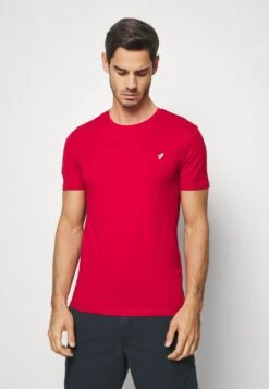 Pier One3 PACK - T-shirt Med Print - White/dark Blue/red -Macys Butik 3b54026a10de4978b57e13a7637f37ba