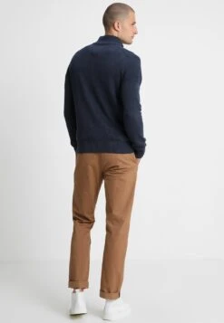 Pier OneStickad Tröja - Mottled Dark Blue -Macys Butik 3e7d323979a84d0cb63000a8e893d083