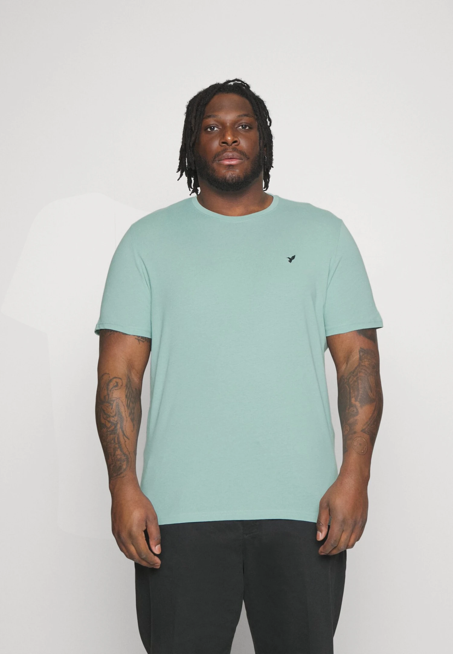 Pier One5 PACK - T-shirt - Bas - Dark Green/beige/light Blue 6 Pier One5 PACK - T-shirt - Bas - Dark Green/beige/light Blue - Bild 4