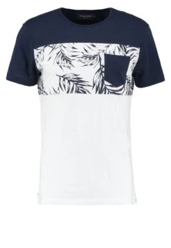 Pier OneT-shirt Med Print - Navy/white -Macys Butik 47b4ab3d2c9640d7935fd8f2a2962d5a