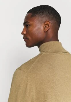 Pier OneStickad Tröja - Camel -Macys Butik 47ca594b791a4226a1d5b7dd2bdb62ae