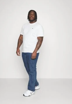 Pier One2 PACK - T-shirt - Bas - Dark Blue/white