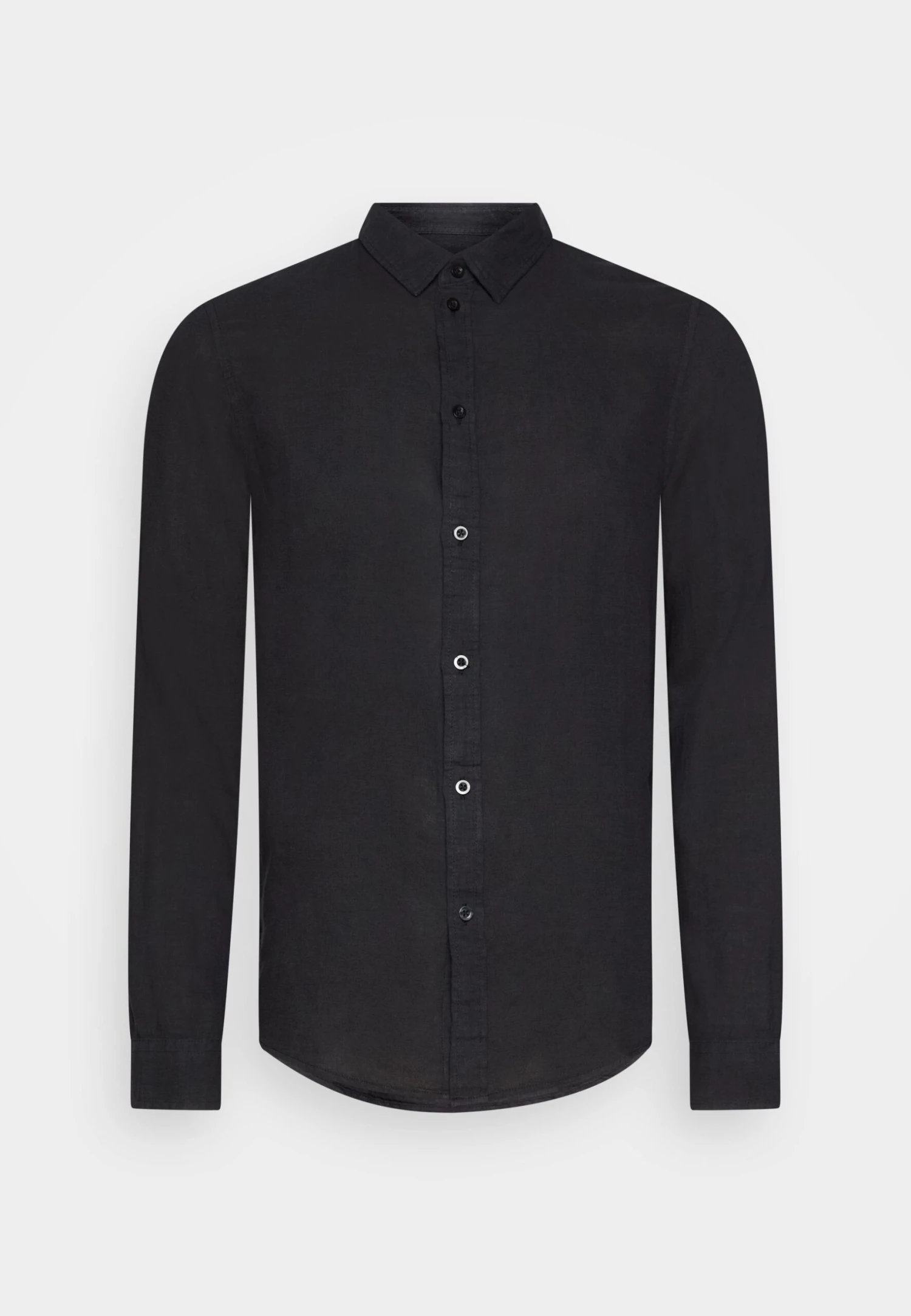 Pier OneLINEN MIX 2 PACK - Skjorta - Black/olive 4 Pier OneLINEN MIX 2 PACK - Skjorta - Black/olive - Bild 2