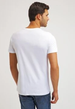 Pier One2 PACK - T-shirt - Bas - White/black 11 Pier One2 PACK - T-shirt - Bas - White/black -Macys Butik 5aed355507e44010828824c23af43b99