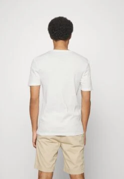 Pier OneSLIM FIT RIBBED T-SHIRT 2 PACK - T-shirt - Bas - White/black -Macys Butik 6008c49847fe4ce7acc68f2ad6e5f586