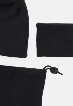 Pier OneFLEECE UNISEX SET - Mössa - Black -Macys Butik 61e91d97a5ca421f93169d4ff34a76b8