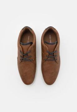 Pier OneSportiga Snörskor - Cognac/white -Macys Butik 640bfce7340948fdabf914861e9bbb2b