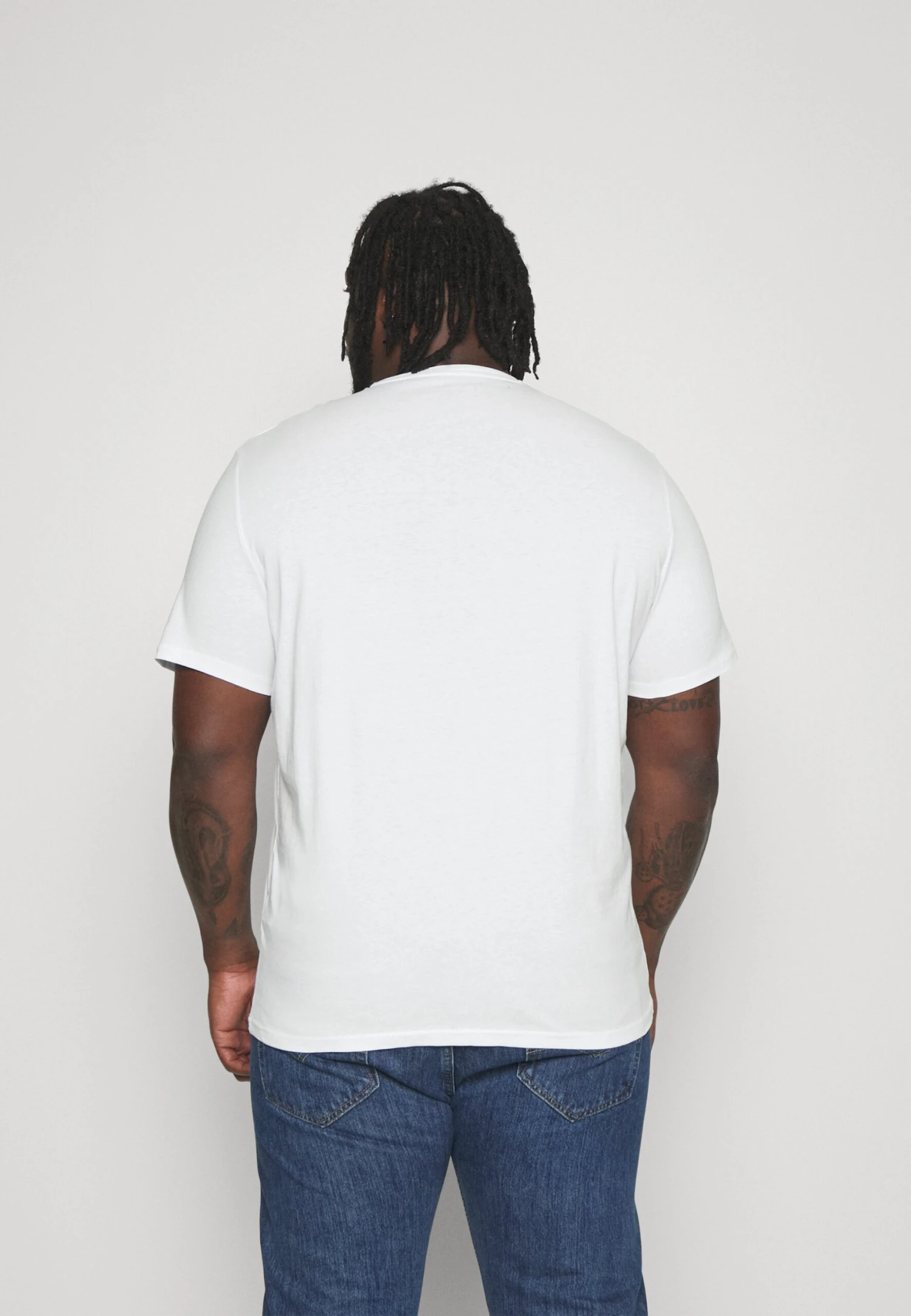 Pier One2 PACK - T-shirt - Bas - Dark Blue/white 6 Pier One2 PACK - T-shirt - Bas - Dark Blue/white - Bild 4