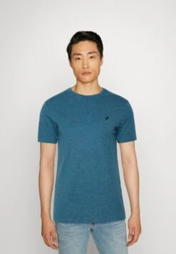 Pier One5 PACK - T-shirt - Bas - Mottled Blue/light Green/off-white -Macys Butik 7b4b8ba6efed4f7489bd354700704621