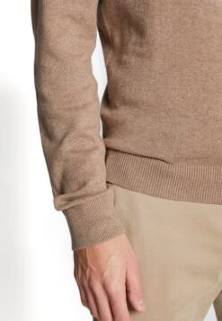 Pier OneBASIC CREWNECK - Stickad Tröja - Mottled Beige -Macys Butik 7f026f5630174133a73de67921bdcdff