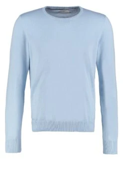 Pier OneBASIC CREWNECK - Stickad Tröja - Light Blue -Macys Butik 80f1c7c7bbed4ed08a43aa5550fa92e2