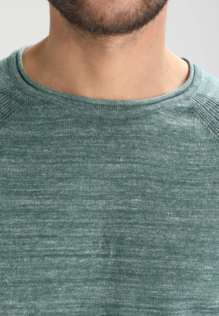 Pier OneStickad Tröja - Mottled Green 6 Pier OneStickad Tröja - Mottled Green - Bild 4