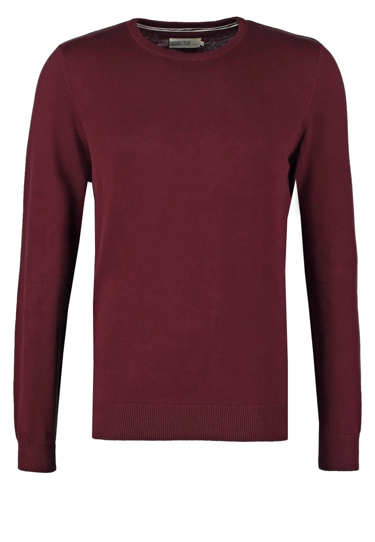 Pier OneBASIC CREWNECK - Stickad Tröja - Bordeaux 8 Pier OneBASIC CREWNECK - Stickad Tröja - Bordeaux - Bild 6