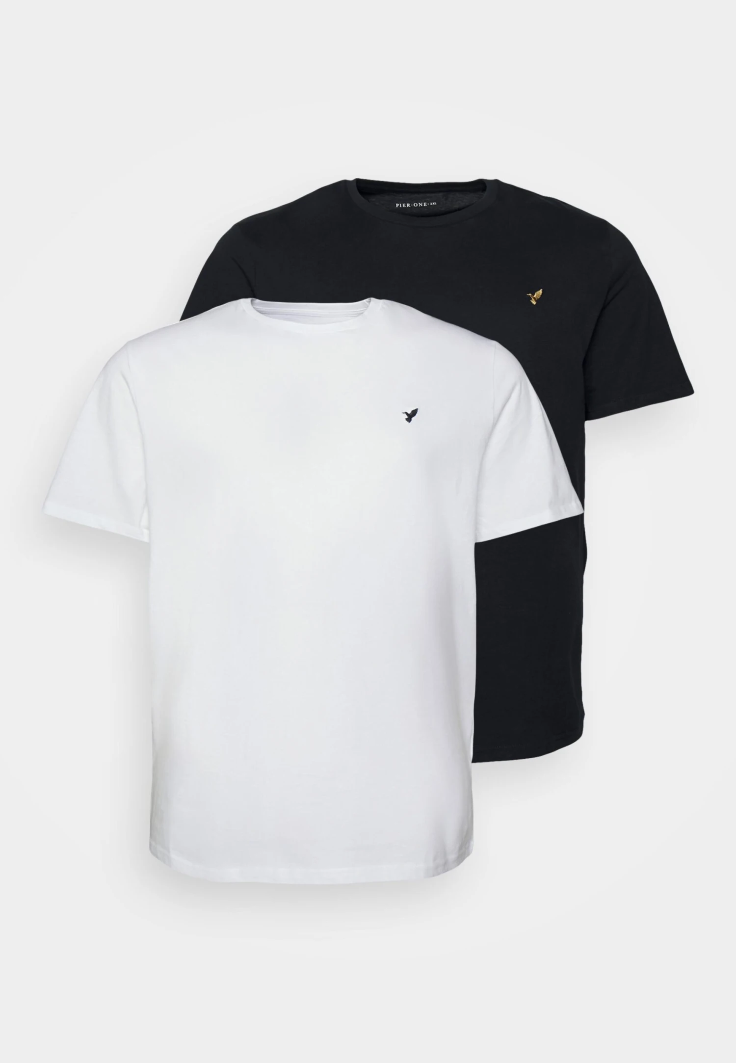 Pier One2 PACK - T-shirt - Bas - Dark Blue/white 8 Pier One2 PACK - T-shirt - Bas - Dark Blue/white - Bild 6