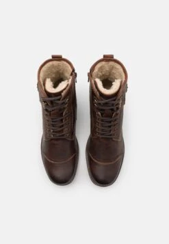 Pier OneLEATHER - Snörstövletter - Brown -Macys Butik 9cdda29c31d1480bad87b1b7287b863e