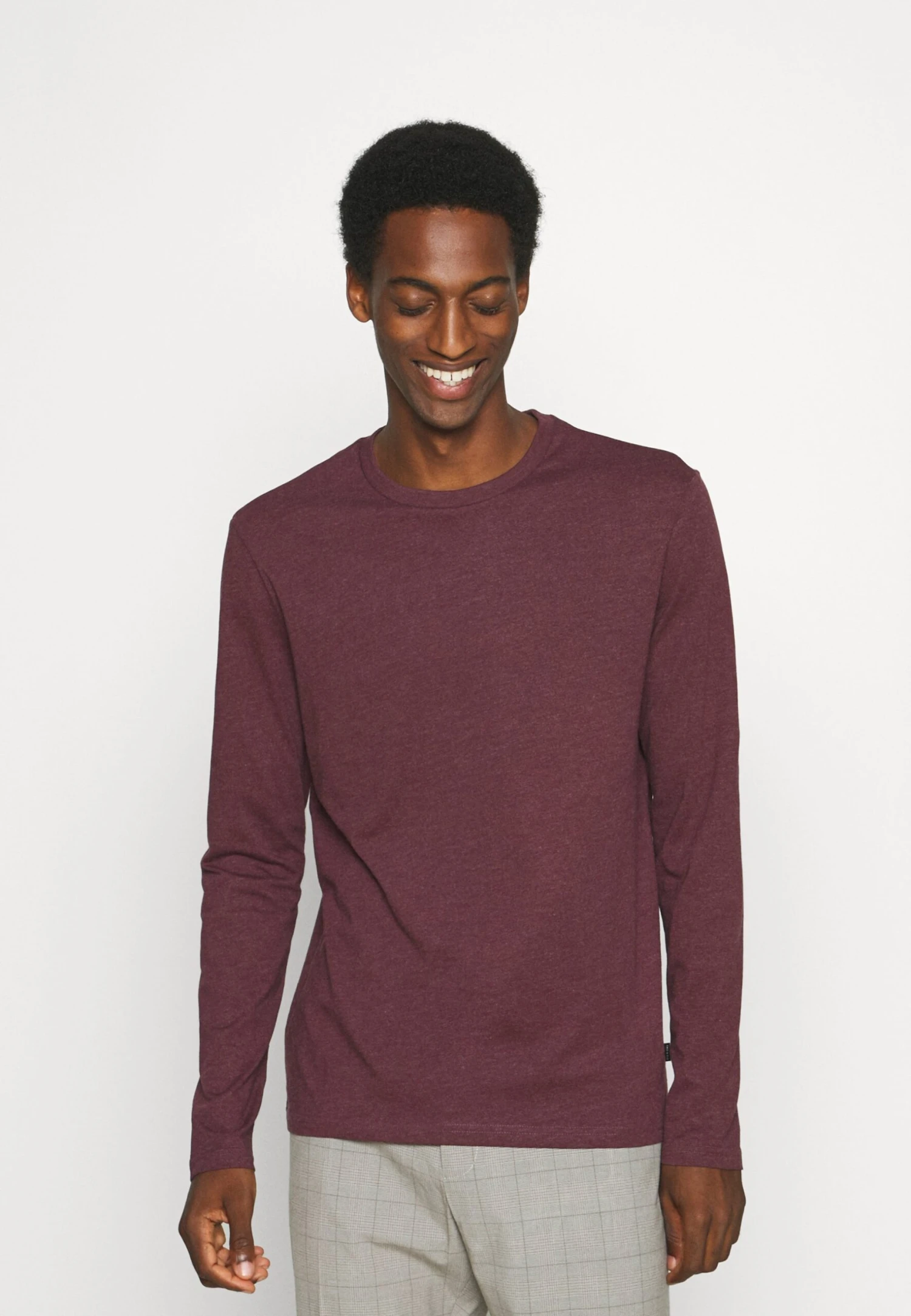 Pier One3 PACK - Långärmad Tröja - Bordeaux/black/dark Blue 4 Pier One3 PACK - Långärmad Tröja - Bordeaux/black/dark Blue - Bild 2