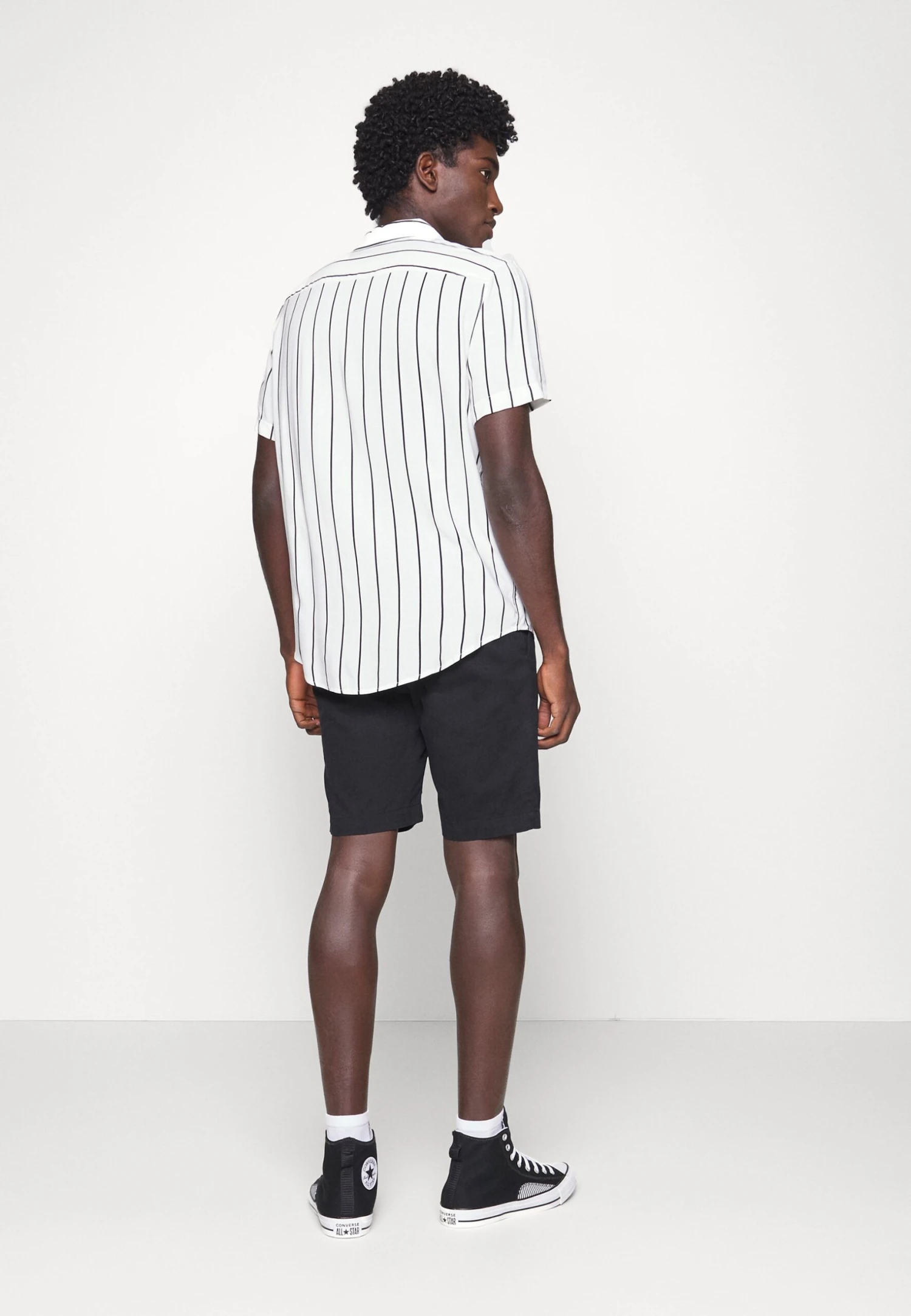 Pier One2 PACK - Skjorta - Black/white 7 Pier One2 PACK - Skjorta - Black/white - Bild 5