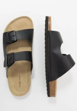 Pier OneUNISEX - Tofflor & Inneskor - Black -Macys Butik a98de5f417bd4f57b176937b18a12ab7