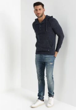 Pier OneStickad Tröja - Mottled Blue 9 Pier OneStickad Tröja - Mottled Blue -Macys Butik b1905c03a46a479f9dda48ae17cc5b19