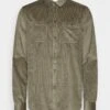 Pier OneCORDUROY OVERSHIRT - Skjorta - Khaki -Macys Butik c1328894408d43f0ba0d5179b0ddb4ec