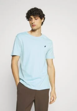 Pier One5 PACK - T-shirt - Bas - Light Grey - 101_white - 001_green - 602 -Macys Butik c5d09be1320042ecb8b6f671d155ac8e