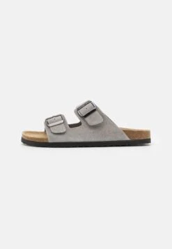 Pier OneLEATHER UNISEX - Tofflor & Inneskor - Grey