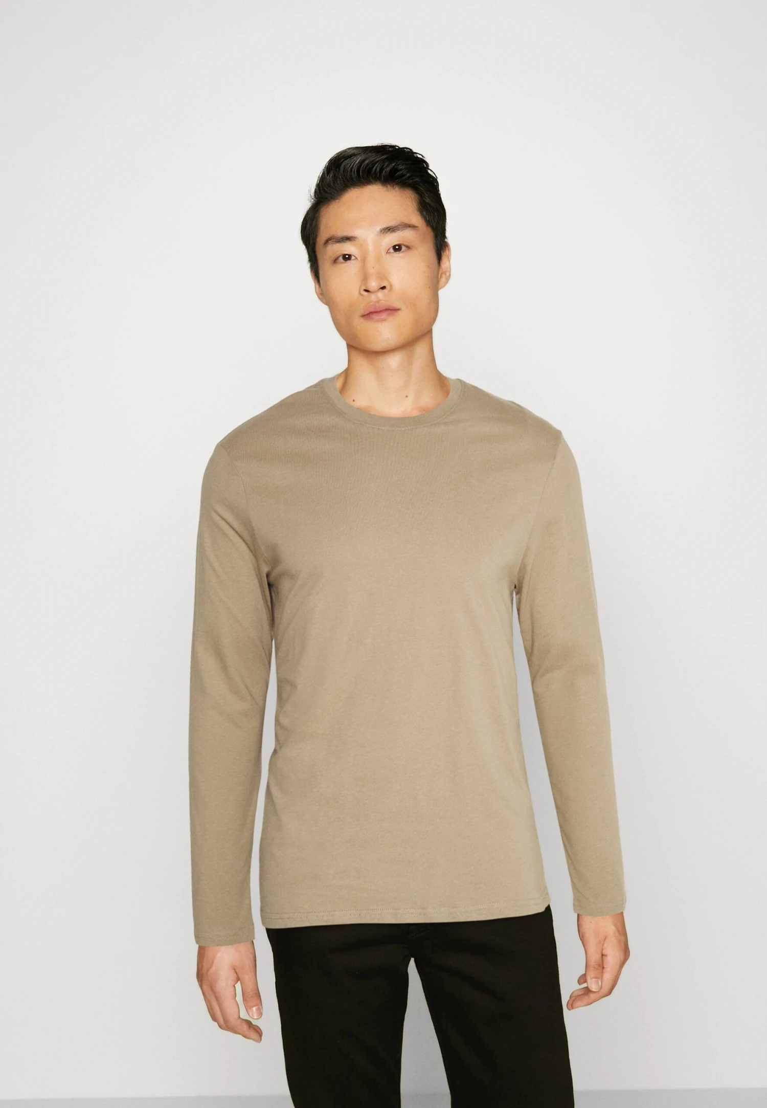 Pier One5 PACK - Långärmad Tröja - Tan/light Blue/white 4 Pier One5 PACK - Långärmad Tröja - Tan/light Blue/white - Bild 2