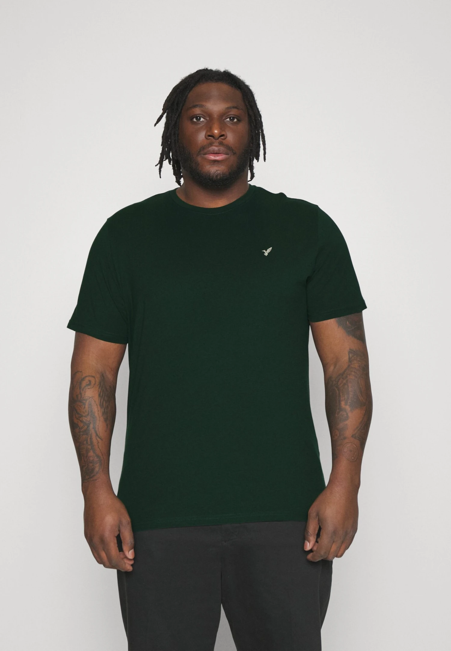 Pier One5 PACK - T-shirt - Bas - Dark Green/beige/light Blue 4 Pier One5 PACK - T-shirt - Bas - Dark Green/beige/light Blue - Bild 2