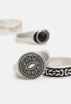 Pier One5 PACK - Ringar - Silver-coloured -Macys Butik db6a637888e34ec5a4d8dceca3b8fe16