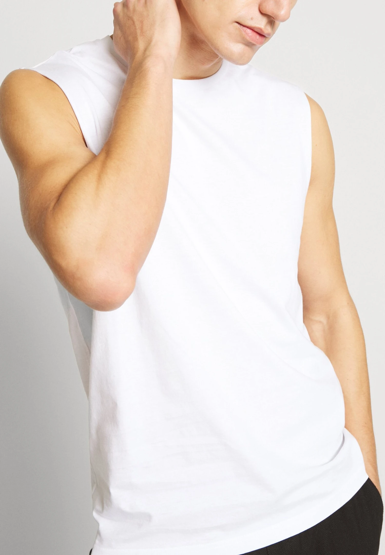 Pier One3 PACK - T-shirt - Bas - Grey/white/black 10 Pier One3 PACK - T-shirt - Bas - Grey/white/black - Bild 8