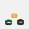 Pier One3 PACK - Ringar - Black/green/orange 2 Pier One3 PACK - Ringar - Black/green/orange -Macys Butik e0e17c68eb394d738bc8f7b1176a270e