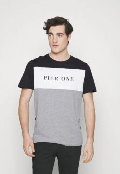 Pier OneT-shirt Med Print - Black