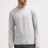 Pier OneBASIC CREWNECK - Stickad Tröja - Light Grey -Macys Butik f8db32b329f64ca7a5bff641a17f39df