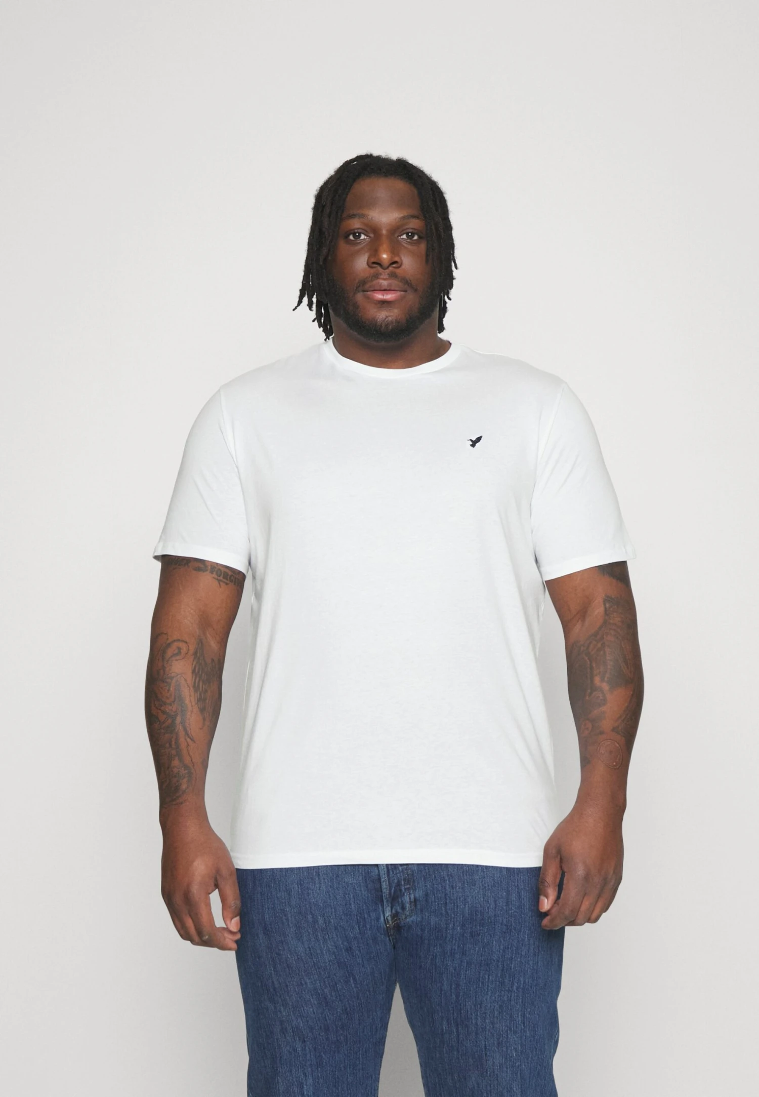 Pier One2 PACK - T-shirt - Bas - Dark Blue/white 5 Pier One2 PACK - T-shirt - Bas - Dark Blue/white - Bild 3